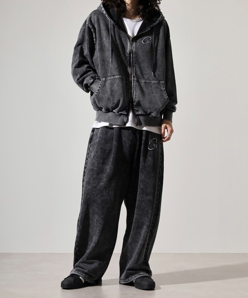 美品上下Ｌgreenclothing HeavyJKT+MovementPNT alexanderwang.t Glittery Cotton-Blend Logo Hoodie | Saks