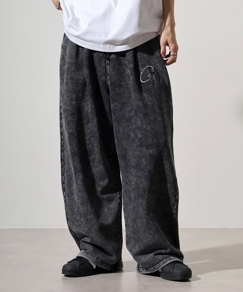 ぐくページ BIKE STAR スウェットパンツ ジャージ Grunge double-tuck