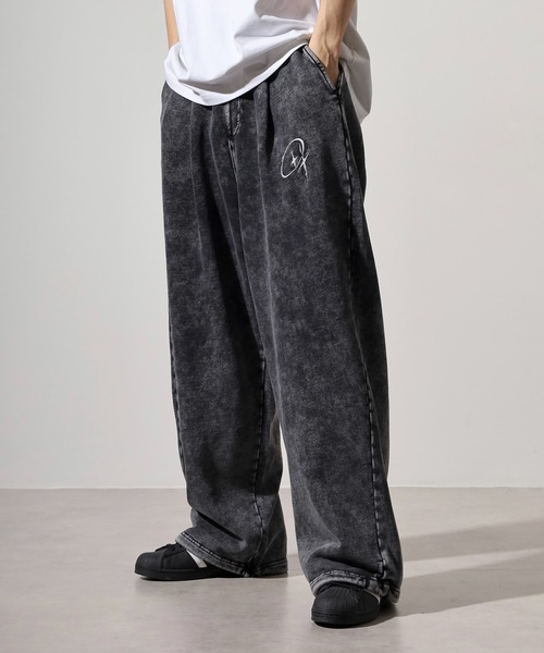 ✶ユメ✶品 BIKE STAR スウェットパンツ ジャージ Grunge double-tuck