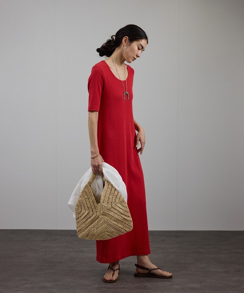 【美品】アフリカンスクエアー ラフィア カゴバック ショルダー SALON adam et rope' かごバッグ カゴバッグ 「African Square