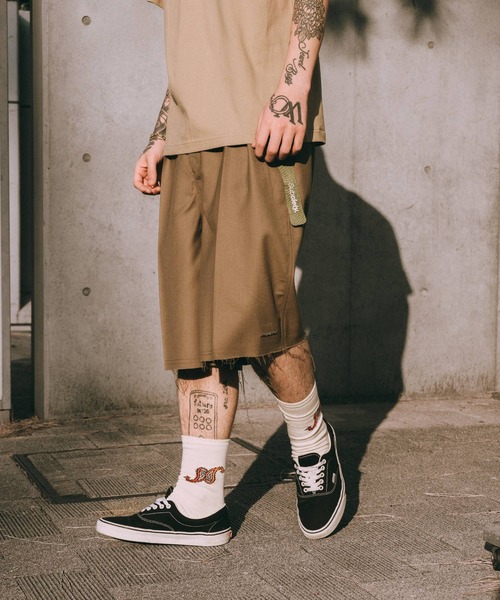 Subciety（サブサエティ） ワイドパンツ ハーフパンツ スラックス