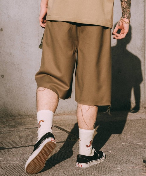 Subciety（サブサエティ） ワイドパンツ ハーフパンツ スラックス