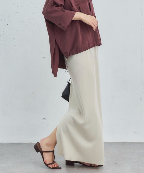 ドゥ アルシーヴ（Doux archives）/リブロングタイトスカート DOUX ARCHIVES（ドゥアルシーヴ） スカート リブロングタイトスカート
