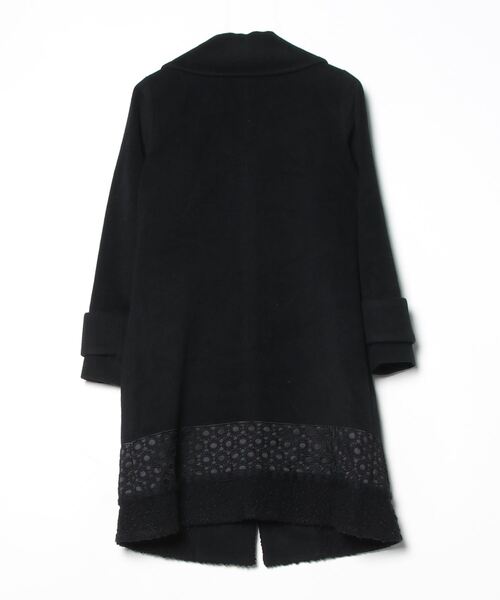 Chesty（チェスティ） 刺繍コート 0 ブラック レディース : ZOZOTOWN