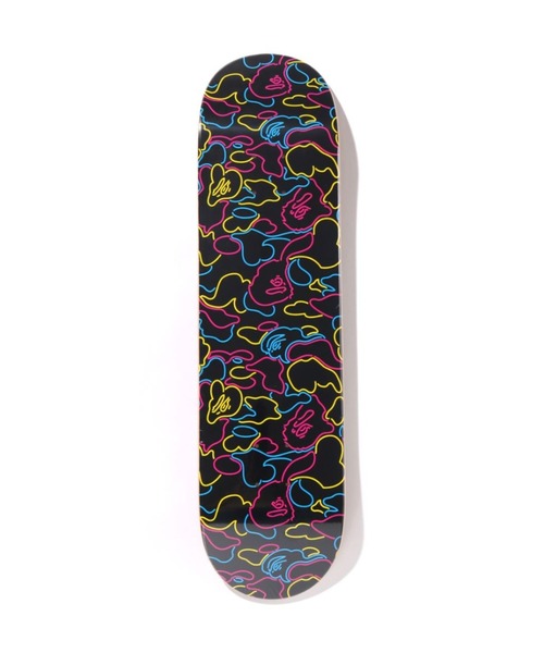 スケートボード A BATHING APE A BATHING APE NEON CAMO SKATEBOARD : ZOZOTOWN Yahoo!店