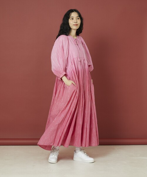 freada 25SS グラデーションワンピース　フリークスストア セール】Freada/フリーダ インド ラメ グラデーション
