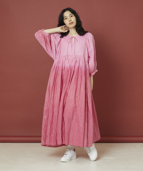 フリーダ　ワンピース Freada ワンピース Freada/フリーダ インド ラメ グラデーション