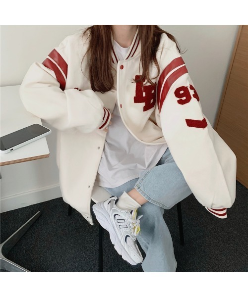 「DEVICE」 スタジャン FREE ブラック レディース_画像2