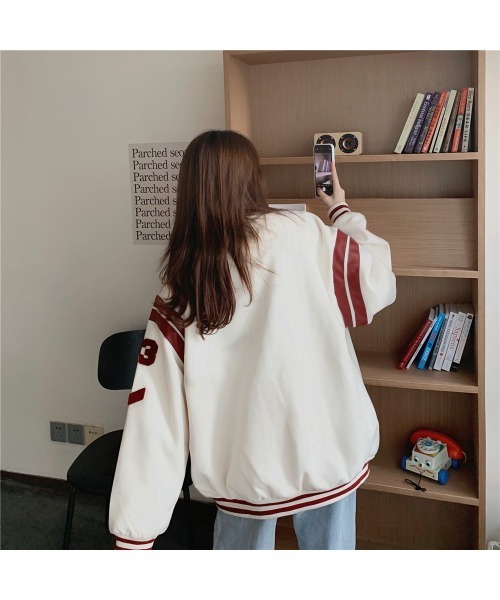 「DEVICE」 スタジャン FREE ブラック レディース_画像3