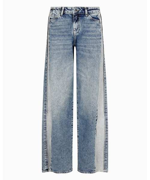 アルマーニエクスチェンジサイドパネルディテールデニムパンツ ARMANI EXCHANGE ジーンズ デニム デニムパンツ 「A|X