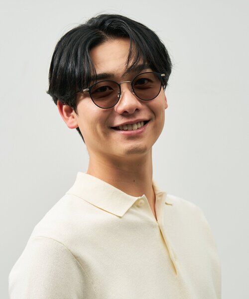 UNITED ARROWS サングラス ボストン型 サングラス｜彫金