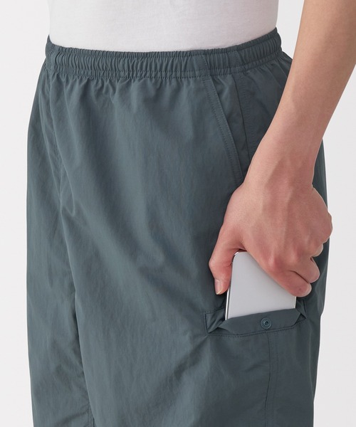 無印良品（MUJI） パンツ 紳士 撥水ナイロンポケッタブルショート