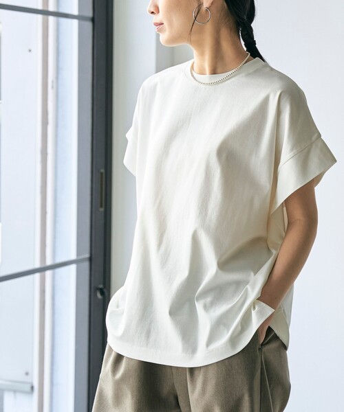 ELLEオンライン限定品 ドロップショルダーt-shirt ドロップショルダーTシャツ｜BIGI online store - ビギ オンラインストア