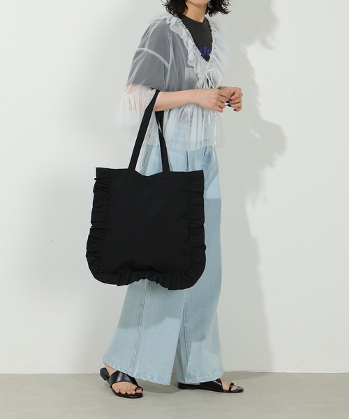 ❤️ぷっくりフリルトートバッグ（大）❤️ 0161 JILL by JILL STUART｜フリルトート大 | Rakuten Fashion(楽天