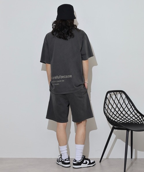 MMMM セットアップ 古着風 ヴィンテージ ピグメント加工 セットアップ