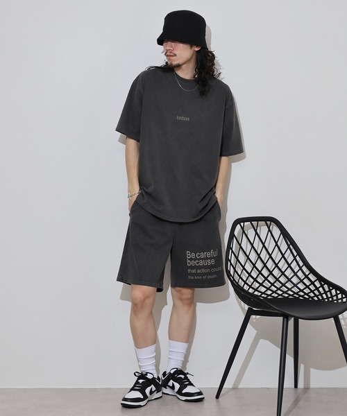 MMMM セットアップ 古着風 ヴィンテージ ピグメント加工 セットアップ