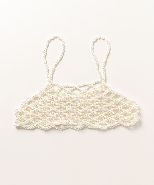 「paravion」 キャミソールブラウス FREE ホワイト レディース_画像3