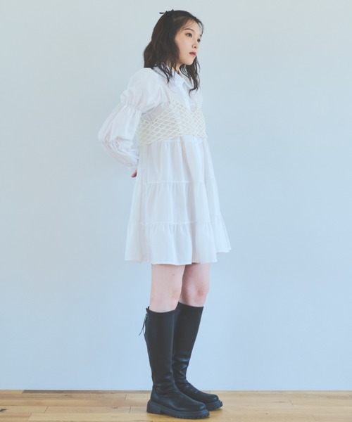 「paravion」 キャミソールブラウス FREE ホワイト レディース_画像7