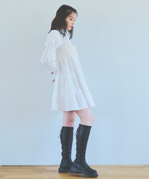 「paravion」 キャミソールブラウス FREE ホワイト レディース_画像8