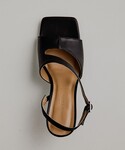 サンダル Cow Leather Curvy ...の詳細画像3