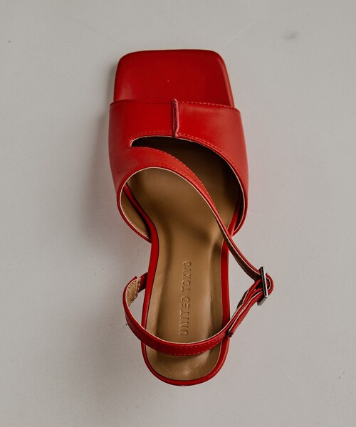 サンダル 「ZOZO限定！」Cow Leather Curvy Mule｜美脚見え/本革 レディースの画像