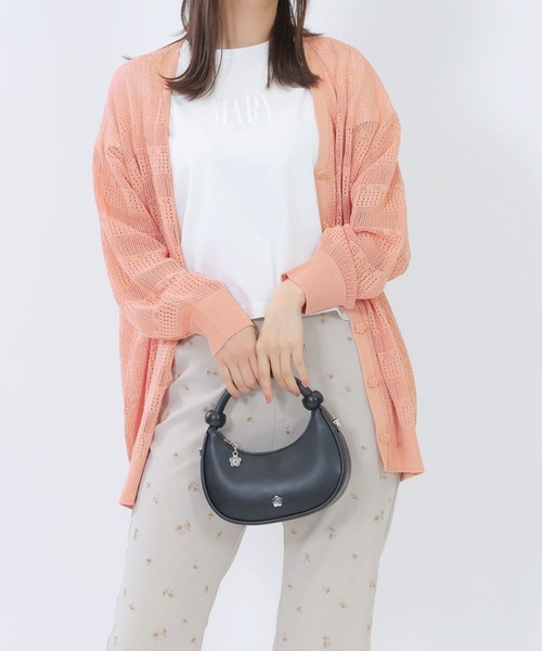 MARY QUANT カーディガン マリークワント mary quant 透かし編み