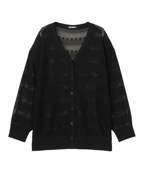 MARY QUANT。ロングカーディガン ☆＜マリークワント＞吸放湿UVカットウォッシャブルロング丈