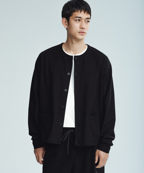 M's Gracy スカラップネック カーディガン 黒新品40。半額以下。 M's Gracy スカラップネック カーディガン 黒新品40。半額以下