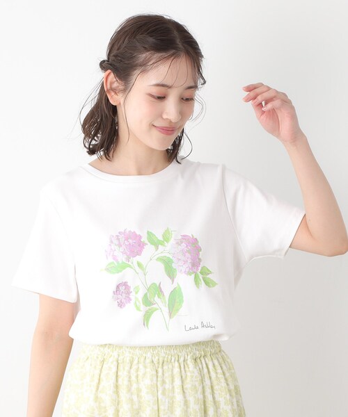LAURA ASHLEY（ローラアシュレイ） tシャツ 「コットン100％／洗える