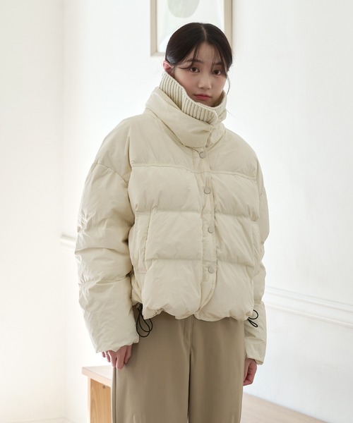 「UNE MANSION」 ダウンジャケット FREE ホワイト レディース_画像5