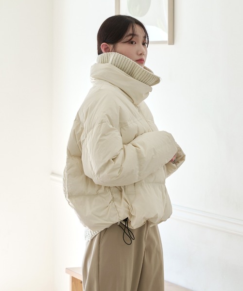 「UNE MANSION」 ダウンジャケット FREE ホワイト レディース_画像6