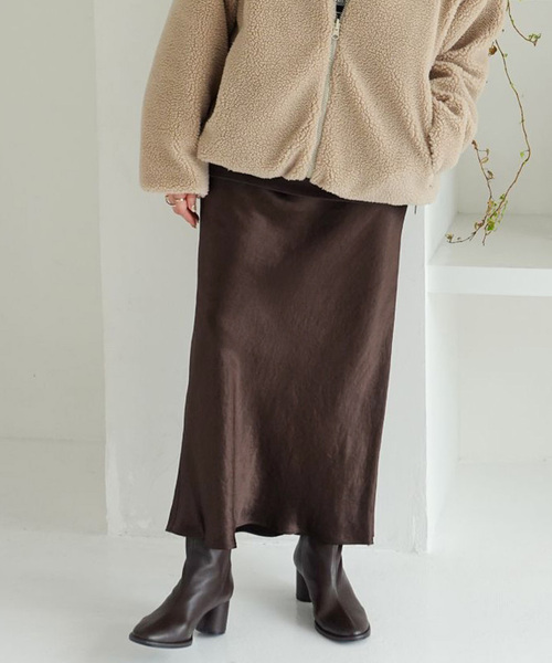 Spick＆Span（スピック アンド スパン） スカート 「追加」サテン