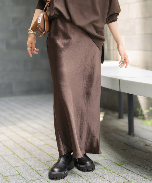 Spick＆Span（スピック アンド スパン） スカート 「追加」サテン