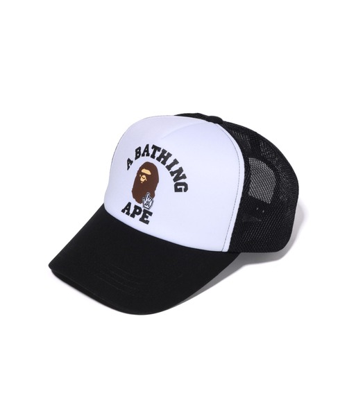 A BATHING APE トラッカーキャップ ホワイト/ブラック 楽天市場】A BATHING APE アベイシングエイプ キャップ 帽子 Cap