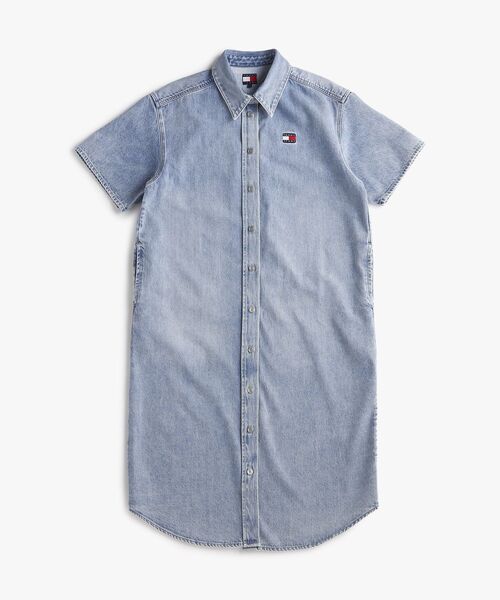 TOMMY JEANS（トミー・ジーンズ） ワンピース デニムショートスリーブ