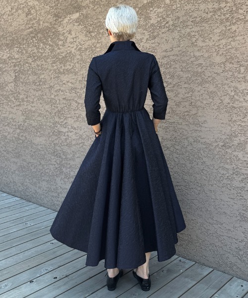 ワンピース ジャガードフィット＆フレアワンピース : ZOZOTOWN Yahoo