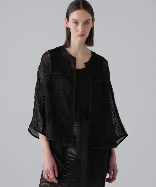 Adore ノーカラー　ジャケット　未使用タグつき Adore ノーカラー ジャケット 未使用タグつき