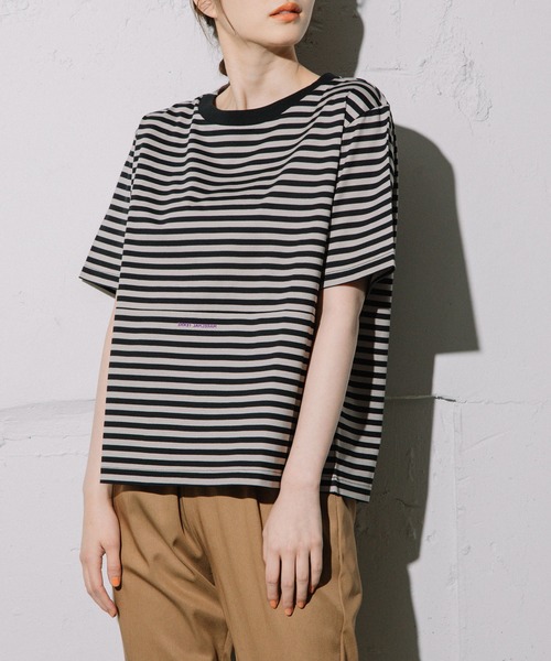 「MARECHAL TERRE」 半袖Tシャツ MEDIUM ブラック レディース