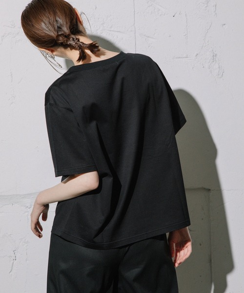 「MARECHAL TERRE」 半袖Tシャツ MEDIUM ブラック レディース