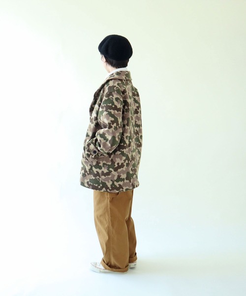 PAR ICI（パーリッシィ） ピーコート pコート 迷彩ジャカード