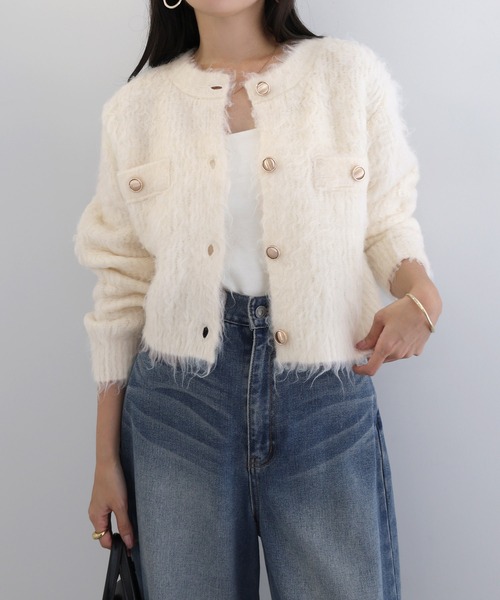 MEIMEIJ 売れ筋商品|||メイメイジェイ カーディガン アウター レディース Cardigans Beige MEIMEIJ メイメイジェイ - レディース カーディガン