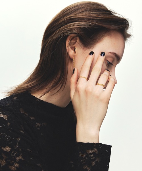 指輪 リング 「les bon bon」K18 calmness S ring/カームネス S リング BOB745 レディースの画像