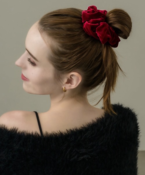 muku シュシュ BIG CHOUCHOU / VELOUR : ZOZOTOWN Yahoo!店 - 通販