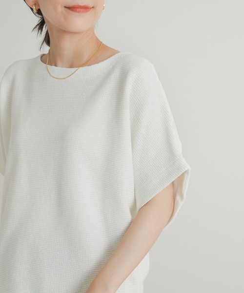 「URBAN RESEARCH DOORS」 ドルマンスリーブカットソー MEDIUM ネイビー レディース