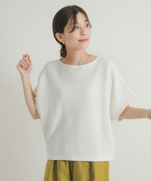 「URBAN RESEARCH DOORS」 ドルマンスリーブカットソー MEDIUM ネイビー レディース