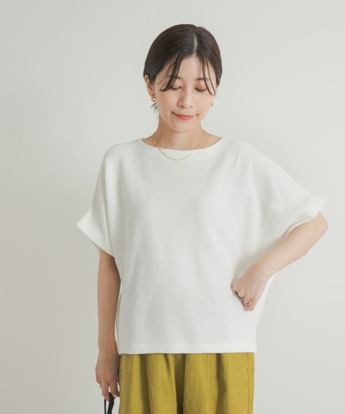 「URBAN RESEARCH DOORS」 ドルマンスリーブカットソー MEDIUM ネイビー レディース
