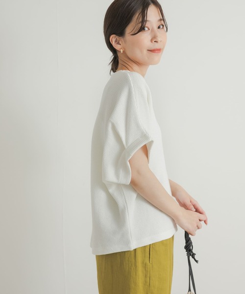 「URBAN RESEARCH DOORS」 ドルマンスリーブカットソー MEDIUM ネイビー レディース