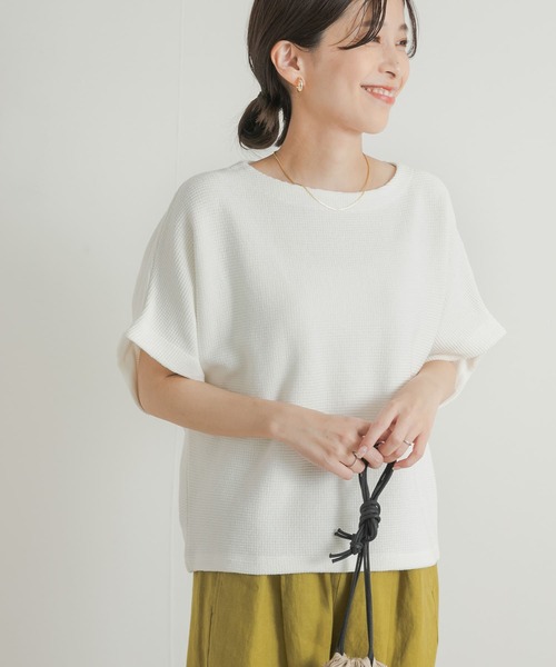 「URBAN RESEARCH DOORS」 ドルマンスリーブカットソー MEDIUM ネイビー レディース