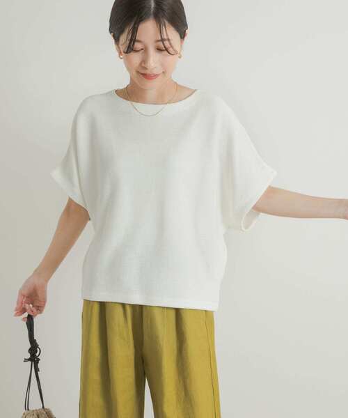 「URBAN RESEARCH DOORS」 ドルマンスリーブカットソー MEDIUM ネイビー レディース