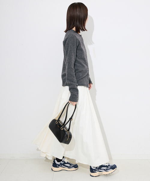SLOBE IENAスローブイエナechecsクルーネックカーディガン SLOBE IENA カーディガン echecs クルーネックカーディガン